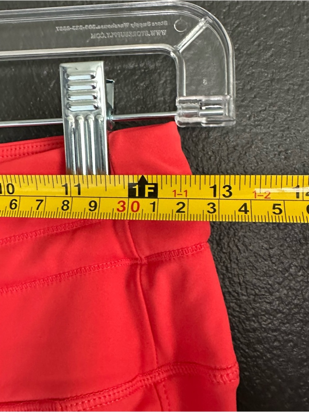 Halara SoftlyZero Plush High Waisted Joggers Red Drawstring Pocket Pants S - Picture 5 of 9